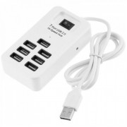 USB Хаб на 7 портов USB 2.0 P-1602 Белый