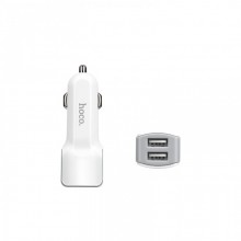 USB зарядка от прикуривателя в авто Hoco Z 23 на 2 USB Белый USB зарядка от прикуривателя в авто Hoco Z 23 на 2 USB Белый