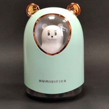 Увлажнитель воздуха Humidifier H2O USB на 300мл Мишка Бирюзовый Увлажнитель воздуха Humidifier H2O USB на 300мл Мишка Бирюзовый