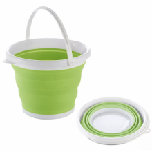 Ведро 5 литров туристическое складное Collapsible Bucket Зелёное Ведро 5 литров туристическое складное Collapsible Bucket Зелёное