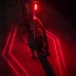 Велосипедный фонарь аккумуляторный LEADBIKE LD80-6LED с лазерной разметкой велофонарь