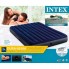 Велюровый Двухспальный Матрас Intex 64759  152х203х25см Синий