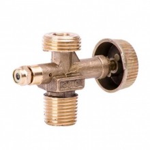 Вентиль для газовых баллонов и горелок INTERTOOL GS-0009 Вентиль для газовых баллонов и горелок INTERTOOL GS-0009