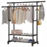 Вешалка для одежды двойная телескопическая Double Garment Rack с регулировкой высоты