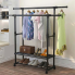Вешалка для одежды двойная телескопическая Double Garment Rack с регулировкой высоты