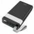 Внешний аккумулятор Power bank HOCO J73 Powerful c фонарем 30000mAh батарея зарядка Чёрный