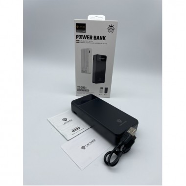 Внешний аккумулятор Power bank Lenyes PX287 20000 Mah батарея Чёрный