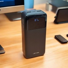 Внешний аккумулятор Power bank LENYES PX342D 30000 mAh, PD22,5W + быстрая зарядка батарея зарядка Черный Внешний аккумулятор Power bank LENYES PX342D 30000 mAh, PD22,5W + быстрая зарядка батарея зарядка Черный