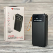 Внешний аккумулятор Power bank TORIMA TRM-1021 20000 Mah батарея зарядка Черный Внешний аккумулятор Power bank TORIMA TRM-1021 20000 Mah батарея зарядка Черный