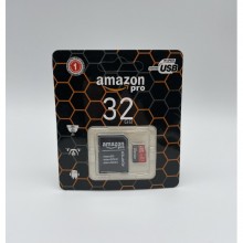 Высокоскоростная карта памяти micro SD AMAZON Pro 32GB class 10 с карманом Высокоскоростная карта памяти micro SD AMAZON Pro 32GB class 10 с карманом
