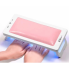 Лампа для маникюра с подлокотником 88Вт, от USB, SUN HPL 1 / Лампа для ногтей Розовая