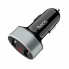 Автомобильное зарядное устройство от прикуривателя с вольтметром HOCO Z26 2USB 2,1A Чёрный