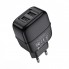 Зарядное сетевое HOCO C77A Highway 2USB 2.4A Micro USB Чёрный