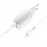 Зарядное сетевое HOCO C78A Highway 2USB 2.4A Lightning Белый