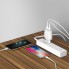 Зарядное сетевое HOCO C78A Highway 2USB 2.4A Type C Белый