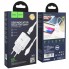 Зарядное устройство 220В 2 USB с кабелем 2.4A USB - Micro USB Hoco N1 Speedy Белый