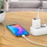 Зарядное устройство 220В 2 USB с кабелем USB - Micro USB Hoco C86A Illustrious с экраном Белый