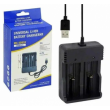 Зарядное устройство для аккумуляторов USB Li-ion Charger MS-5D82A 4.2V/2A с 2 слотами Зарядное устройство для аккумуляторов USB Li-ion Charger MS-5D82A 4.2V/2A с 2 слотами