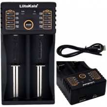 Зарядное устройство LiitoKala Lii-202 для 2Х аккумуляторов 10440/14500/16340/17355/17500/17670/18350/18490/18650/22650 Зарядное устройство LiitoKala Lii-202 для 2Х аккумуляторов 10440/14500/16340/17355/17500/17670/18350/18490/18650/22650