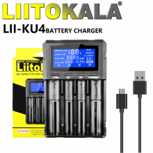 Зарядное устройство LiitoKala Lii-KU4 для 4-х аккумуляторных батареек универсальное Зарядное устройство LiitoKala Lii-KU4 для 4-х аккумуляторных батареек универсальное