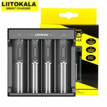 Зарядное устройство LiitoKala Lii-L4 для 4-х аккумуляторов 10440/14500/16340/17355/17500/17670/18350/18490/18650/22650 Зарядное устройство LiitoKala Lii-L4 для 4-х аккумуляторов 10440/14500/16340/17355/17500/17670/18350/18490/18650/22650