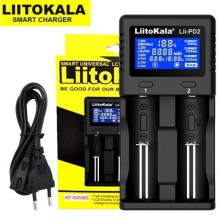 Зарядное устройство LiitoKala Lii-PD2 для 2x аккумуляторов АА/ААА/18650/26650/21700 Зарядное устройство LiitoKala Lii-PD2 для 2x аккумуляторов АА/ААА/18650/26650/21700