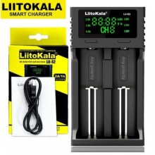 Зарядное устройство LiitoKala Lii-S2 для 2x аккумуляторов 18650, 26650, 21700, АА, ААА Li-Ion, LiFePO4, NiMH Зарядное устройство LiitoKala Lii-S2 для 2x аккумуляторов 18650, 26650, 21700, АА, ААА Li-Ion, LiFePO4, NiMH