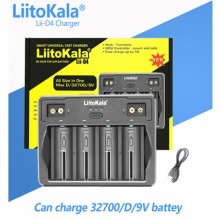 Зарядное устройство LiitoKala Lii-D4 на 4+2 каналов для AA, AAA, C, D, 18650, 26650, 32700 Li-ion, Ni-Mh аккумуляторов Зарядное устройство LiitoKala Lii-D4 на 4+2 каналов для AA, AAA, C, D, 18650, 26650, 32700 Li-ion, Ni-Mh аккумуляторов