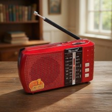Радиоприёмник FM USB MicroSD Golon ICF-8 на аккумуляторе 18650 Красный Радиоприёмник FM USB MicroSD Golon ICF-8 на аккумуляторе 18650 Красный