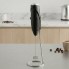Электрический капучинатор для молока с подставкой Milk Frother на батарейках Черный