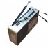 Радиоприёмник с фонариком FM USB MicroSD Golon RX-8866BT с Bluetooth на аккумуляторе Золотой