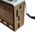 Радиоприёмник с фонариком FM USB MicroSD Golon RX-8866BT с Bluetooth на аккумуляторе Золотой