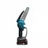 Бесщеточная Аккумуляторная цепная мини-пила 6 inch Electric SAW в кейсе / 2 аккумулятора + очки