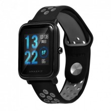 Ремешок BeWatch sport-style 20 мм для смарт-часов Xiaomi amazfit BIP Черно-Серый Ремешок BeWatch sport-style 20 мм для смарт-часов Xiaomi amazfit BIP Черно-Серый