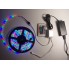 Лента светодиодная RGB 3528 5 метров - полный комплект. Силиконовая оболочка, режется каждые 5 сантиметров, 60 светодиодов на метр, самоклеющаяся основа 3М. 