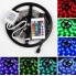 Лента светодиодная RGB 3528 5 метров - полный комплект. Силиконовая оболочка, режется каждые 5 сантиметров, 60 светодиодов на метр, самоклеющаяся основа 3М. 