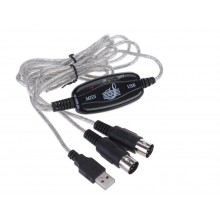 MIDI интерфейс кабель USB, подключение клавиатуры