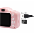 Детский цифровой фотоаппарат Kids Camera GM14 с записью видео Розовый