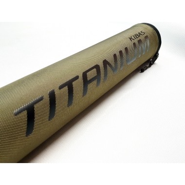 ТУБУС ДЛЯ УДИЛИЩ KIBAS TITANIUM 8X135-160СМ, ХАКИ, YKK,