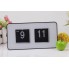 Перекедний годинник Flip Clock Чорний, білий циферблат.