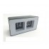 Перекедний годинник Flip Clock Чорний, білий циферблат.