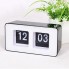 Перекедний годинник Flip Clock Чорний, білий циферблат.