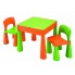 Комплект дитячих меблів Tega Baby Mamut (стіл + 2 стільці) рожевий (162) 