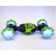 Машинка перевертыш Skid Ding трюковая радиоуправляемая трансформе Green Машинка перевертыш Skid Ding трюковая радиоуправляемая трансформе Green