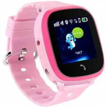 Детские умные часы-телефон с GPS трекером водонепроницаемые Smart Baby Watch Aqua Q300-PLUS Розовые