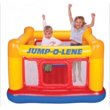 Детский надувной батут "Домик" Intex Playhouse Jump-O-Lene 48260