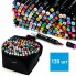 Набор скетч-маркеров 120 шт. для рисования двусторонних Touch Количество в наборе -120 шт; Черные