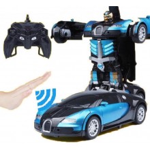 Машинка радиоуправляемая трансформер Robot Car Bugatti Size12 СИНЯЯ |Робот-трансформер на радиоуправлении 1:12 Машинка радиоуправляемая трансформер Robot Car Bugatti Size12 СИНЯЯ |Робот-трансформер на радиоуправлении 1:12