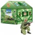 Игровой домик детская палатка для мальчиков Happy kid Military House для дома и улицы Зелёный