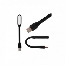 Гибкий фонарик USB 1.1W. Черный, гибкий, прочный 